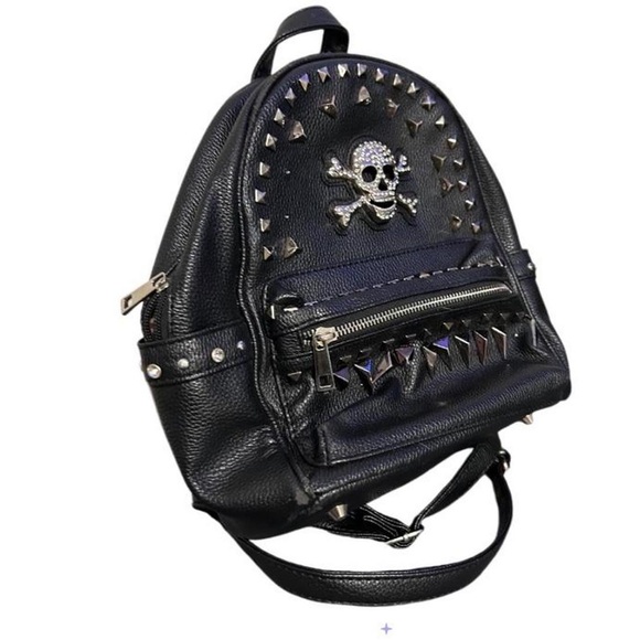 Real Leather Bag with Skull - Picture 2 of 4